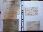 1914-18, 777 plis : commissions de gare, hopitaux temporaires,