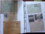 1914-18, 777 plis : commissions de gare, hopitaux temporaires,