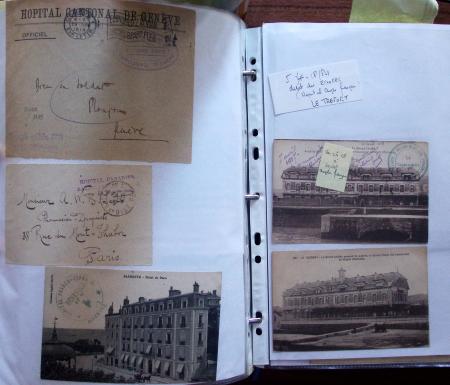 1914-18, 777 plis : commissions de gare, hopitaux temporaires,