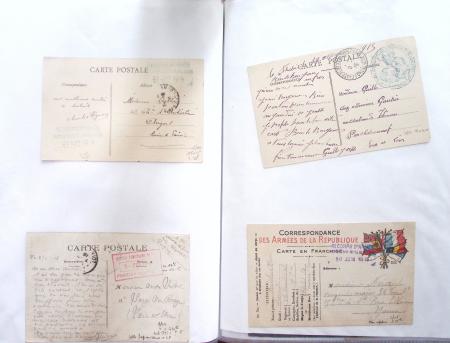 1914-18, 777 plis : commissions de gare, hopitaux temporaires,