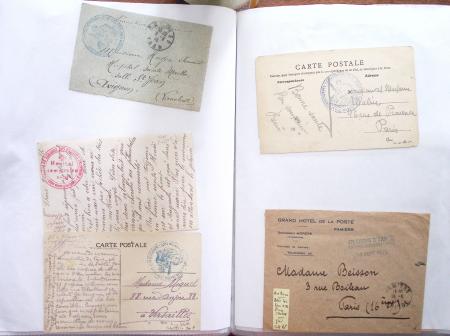 1914-18, 777 plis : commissions de gare, hopitaux temporaires,