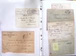 1914-18, 777 plis : commissions de gare, hopitaux temporaires,