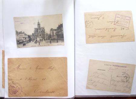 1914-18, 777 plis : commissions de gare, hopitaux temporaires,