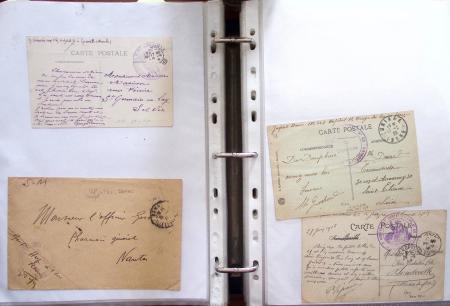 1914-18, 777 plis : commissions de gare, hopitaux temporaires,