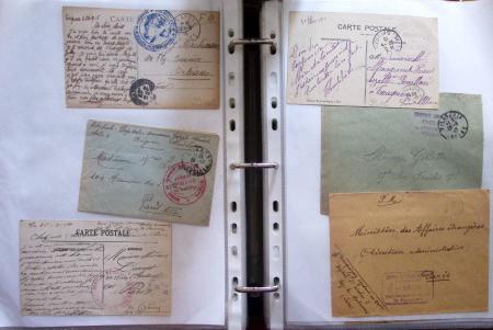 1914-18, 777 plis : commissions de gare, hopitaux temporaires,