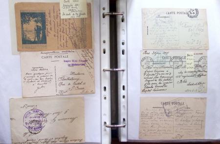 1914-18, 777 plis : commissions de gare, hopitaux temporaires,