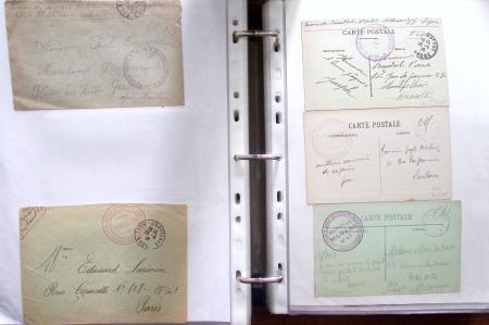 1914-18, 777 plis : commissions de gare, hopitaux temporaires,