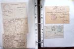 1914-18, 777 plis : commissions de gare, hopitaux temporaires,