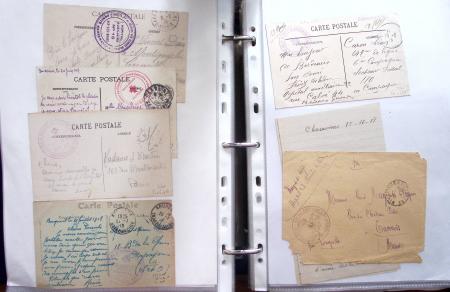 1914-18, 777 plis : commissions de gare, hopitaux temporaires,
