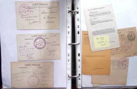 1914-18, 777 plis : commissions de gare, hopitaux temporaires,