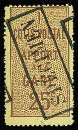 N°3a 25c brun sur jaune surchargé SPECIMEN, neuf **,