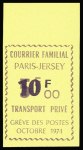 N°14/17 Les 4 valeurs du "Courrier familial", neuf
