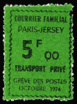 N°14/17 Les 4 valeurs du "Courrier familial", neuf