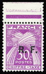 BORDEAUX N°1/18, séries Pétain et Taxe, les trois types,