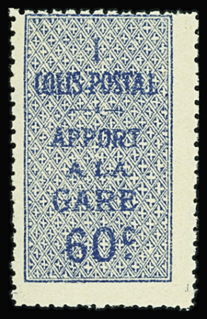 N°7Ca 60c bleu sans surcharge, neuf **, TB
