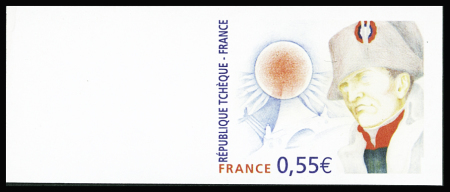 N°3782c 0,55€ Napoléon 1er - Austerlitz, variété NON