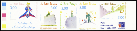 N°B3179A Philexfrance 99, Bande de 5 timbres "Le Petit