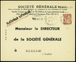 N°652 obl Vesoul (30.11.44) sur lettre pour Morteau (Doubs) avec griffe "Courrier autorisé". Rare et TB