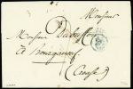 MP "Deb 22 Bourganeuf" (1829), ind 23. Rare et TB, certificat Robineau