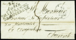 Double cursive "11 Aubin Villefranche de Rouergue", ind 19. TB