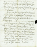 Lettre datée du Cap Haïtien (1788) pour Bordeaux avec