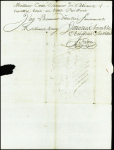 Lettre datée du Cap Haïtien (1788) pour Bordeaux avec