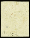 N°48 40c orange, marges énormes, 2 voisins, ch. légère, TTB