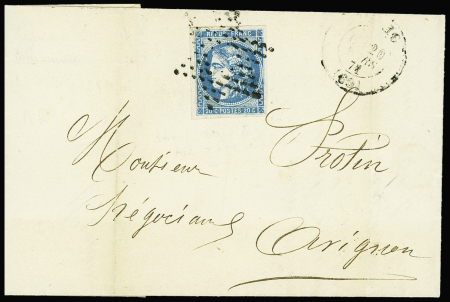 N°46A T III R I obl. ETOILE EVIDEE s. LAC, càd Paris 20/3/71, arr. AVIGNON 22/3, combinaison RR et TB