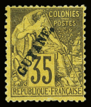 N°25 35c. violet-noir s. jaune, neuf *, TTB