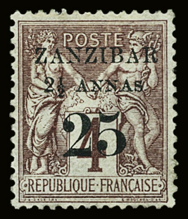 N°14 lilas-brun s. gris, neuf *, TB