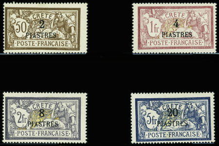 N°17 à 20 neufs *, TB. N°17 signé Calves