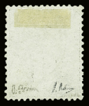N°84 1c noir s. bleu de Prusse, très bien centré, obl.