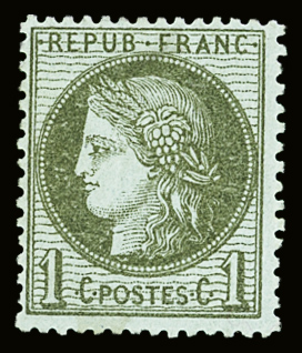 N°50a 1c vert-bronze neuf ** TB