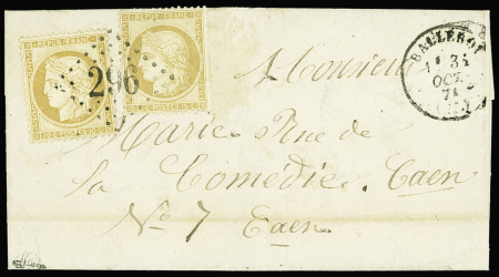 N°36 et 59 obl. GC 296 sur LAC pour Caen, càd Balleroy