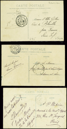 7 cartes postales anciennes dont Préparateurs de vanille,