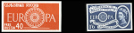 EUROPA CEPT, 1960, lot de variétés, avec des timbres,
