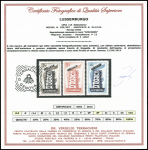 EUROPA CEPT, 1956, série du timbre Europa du luxembourg