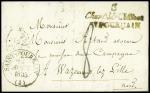 Cursive "3 Chatel-le-Château St Pourçain" + T13 "Saint Pourçain" (1835), ind 18. TB