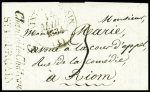 Cursive "3 Chatel-le-Château St Pourçain" + T13 "Saint