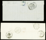 ALLIER 2 lettres : n°14 obl PC 354 + T22 "Bellenaves