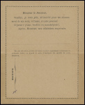 3 entiers cartes lettres neuves 10c semeuse camée rouge avec repiquages "L'Intermédiaire du Capitaliste - la Revue française et La Fraternelle - Parisienne. TB