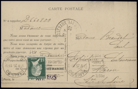 Roulettes : n°171 sur CP du Bon Marché, n°139 sur CP de la Samaritaine. TB