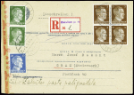 1941-45 Deutsches Reich Ostland - Baltische Staaten Sammlung in 2 Alben