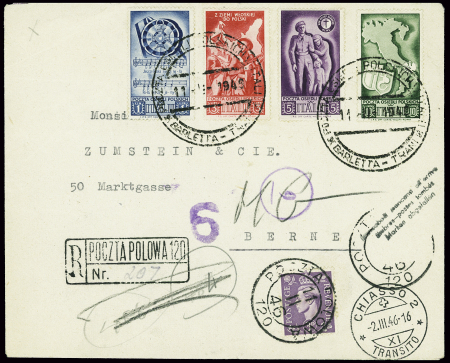 POLEN Poland im 2.Weltkrieg, 1944-46, die polnischen Truppen in Italien 