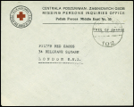 1942-47 POLAND Polnische Feldpost in PALESTINA, äGYPTEN, IRAN, IRAK in Lindner Album