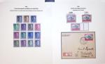 1941-44 GENERALGOUVERNEMENT Sammlung auf Ausstellungsblättern mit meist ungezähnten Werten, etc.
