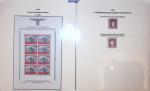 1941-44 GENERALGOUVERNEMENT Sammlung auf Ausstellungsblättern mit meist ungezähnten Werten, etc.
