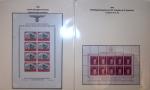 1941-44 GENERALGOUVERNEMENT Sammlung auf Ausstellungsblättern mit meist ungezähnten Werten, etc.