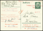 1939-40, POLAND - DT. REICH: DEUTSCHE DIENSTPOST OSTEN - Sammlung in 1 Lindner Album