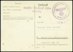1939-40, POLAND - DT. REICH: DEUTSCHE DIENSTPOST OSTEN - Sammlung in 1 Lindner Album
